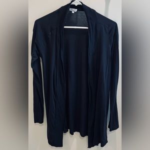 Splendid XS Open Front Black Light Cardigan